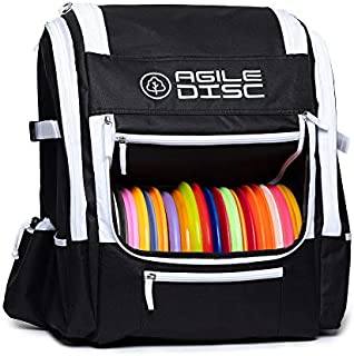 Alien Harvester Disc Golf Backpack | Large Disc Golf Bag | 20+ Disc Storage Capacity | Extra Space for Accessories | Durable | Lightweight | 2 Water Bottle Holders | DG Gear | Discs Not Included