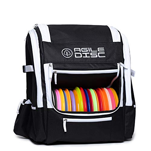 Alien Harvester Disc Golf Backpack | Large Disc Golf Bag | 20+ Disc Storage Capacity | Extra Space for Accessories | Durable | Lightweight | 2 Water Bottle Holders | DG Gear | Discs Not Included