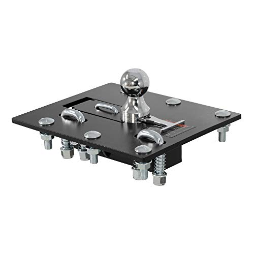 CURT 61052 Over-Bed Folding Black 30,000 lbs, 2-5/16-Inch Ball Gooseneck Hitch