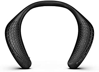 Oraolo M110 Neckband Bluetooth Speakers, Wireless Wearable Speaker True 3D Stereo Sound, Portable Personal Speakers IPX5 Waterproof, Bluetooth 5.0 Built-in Mic, Comfortable and Durable Design, Black