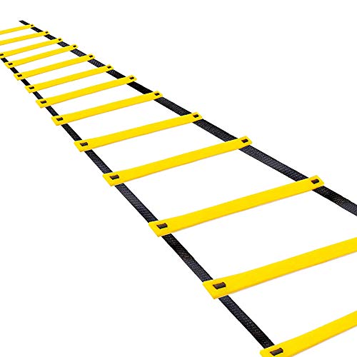 Teenitor 13 Rung Agility Ladder Speed Ladder Training Ladder for Soccer, Speed, Football Fitness Feet Training Carry Bag