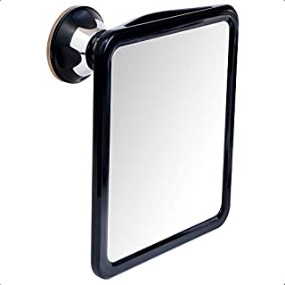 2019 Fogless Shower Mirror for Shaving with Upgraded Suction, Dual Anti Fog Design, Shatterproof Surface & 360° Swivel, 8