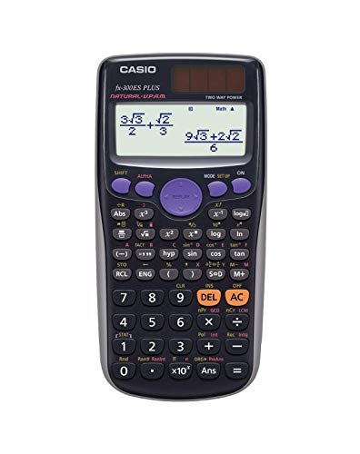 Casio fx-300ES PLUS Scientific Calculator, Black