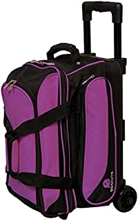 Ebonite Transport II Double Roller Bowling Bag, Purple