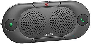 Besign BK06 Bluetooth 5.0 in Car Speakerphone with Visor Clip, Wireless Car Kit for Handsfree Talking, Motion Auto on, Siri Google Assistant Support