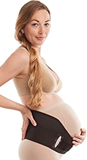 GABRIALLA Elastic Maternity Belt, BEST Medium Strength Pregnancy Support - Made in USA - Belly Band for Running & Exercising Moms, Abdominal and Lower Back Pain, Postpartum Recovery: MS-96