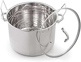 McSunley 620 Medium Stainless Steel Prep N Cook Water Bath Canner, 21.5 Quart, Silver (Pack of 1)