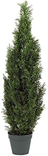 Nearly Natural 5172 4ft. Cedar Tree Silk Tree (Indoor/Outdoor),Green,49.5