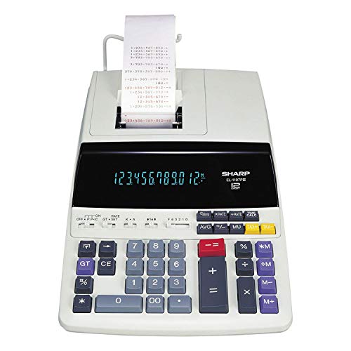 Sharp EL1197PIII Printing Desktop Calculator