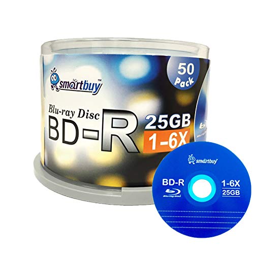 Smartbuy 50 Pack Bd-r 25gb