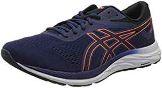 ASICS Men's Gel-Excite 6 Running Shoes, 10.5M, Indigo Blue/Shocking Orange