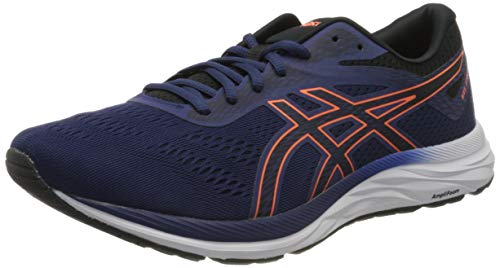 ASICS Men's Gel-Excite 6 Running Shoes, 10.5M, Indigo Blue/Shocking Orange