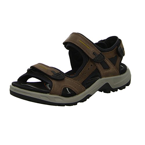 ECCO Men's Offroad Hiking Sandal Sport, Espresso/Cocoa Brown/Black Nubuck, 12-12.5