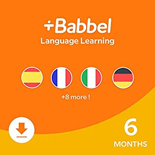 Babbel: Learn a New Language - 6 Month Subscription for iOS, Android, Mac & PC [PC/Mac Online Code]