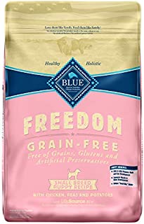 Blue Buffalo Freedom Grain Free Natural Puppy Small Breed Dry Dog Food, Chicken 11-lb