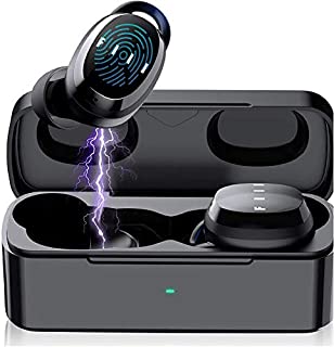 Bluetooth Wireless Earbuds - FIIL T1XS TWS Bluetooth 5.0 Wireless Earphones, Support FIIL+ APP, Waterproof Earbuds with Microphone, in-Ear Earbuds Cordless for iPhone & Android, Black