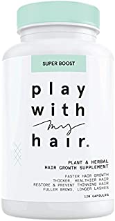 Women's Premium Hair Growth Vitamin - Faster Hair Growth. 2000% Biotin. Longer, Thicker, Healthier Hair. Reverse Thinning Hair. Safe & All Natural. Longer Lashes. DHT Blocker to Stop Hair Loss.