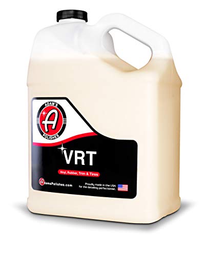 Adam's Silica Infused VRT Tire & Trim Dressing - Durable UV Protection and Water Repellent - Leaves a Crisp Freshly Detailed Look - Dress Tires or Trim Without Worry of Slinging (1 Gallon)