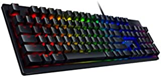 Razer Huntsman Gaming Keyboard: Fastest Keyboard Switches Ever - Clicky Optical Switches - Customizable Chroma RGB Lighting - Programmable Macro Functionality - Classic Black