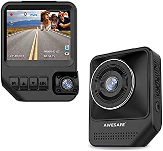 Dual Dash Cam for Cars 1080P Front and Cabin Inside Cameras AWESAFE 2.31 Inch 170 Degrees Wide Angle Dashboard Camera Recorder with G-Sensor and Loop Recording