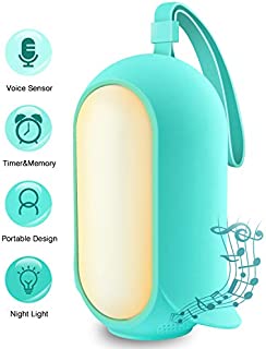 Portable Sound Machine for Sleeping Sound Machine for Kids Adults Voice Sensor Night Light Timer & Memory Feature, White Noise Machine Sleep Therapy for Home, Office, Travel