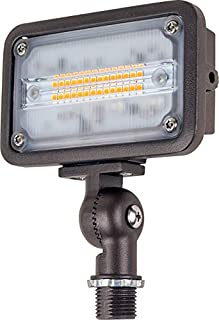 Newhouse Lighting WW15BRZ 16-Watt Outdoor Die-Cast Aluminum LED Wall Wash Flood, Weatherproof Landscape Lighting 1500 Lumens, 3000K Warm White, 120-277V, 1/2