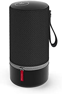 Libratone Zipp Wifi Bluetooth Smart Speaker, 360° Loud Stereo Sound with Dual Mic Build-in, 15W Woofer Deep Bass, 12 Hour Playtime, Airplay2 and Spotify connect, Work with Alexa(Nordic Black)