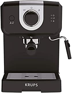 KRUPS XP3208 15-BAR Pump Espresso and Cappuccino Coffee Maker, 1.5-Liter, Black