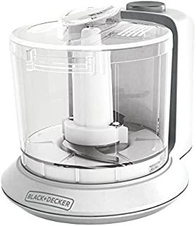 BLACK+DECKER HC306 1.5-Cup Electric Food Chopper, White