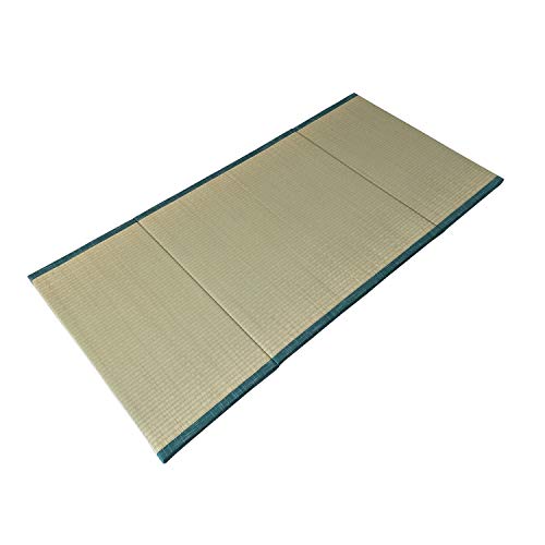 MustMat Tatami Mat Japanese Traditional Igusa Rush Grass Tatami Mattress Folds Easily 35.4