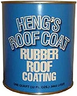 Heng's Industries 47032 RV Trailer Camper Sealants Elastomeric Roof Coating Qt. White