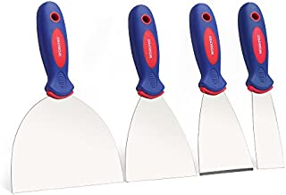 WORKPRO Putty Knife Set Stainless Steel Made 4-piece 1.5