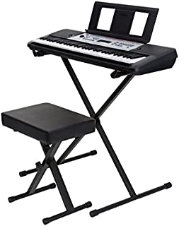 Yamaha Ypt2 60 61-Key Portable Keyboard Bundle With Stand, Bench And Power Supply