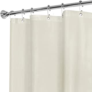 MAYTEX Super Heavyweight Premium 10 Gauge Shower Curtain Liner, Beige