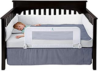 hiccapop Convertible Crib Toddler Bed Rail Guard with Reinforced Anchor Safety