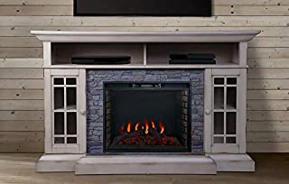 ALLENHOME Bennett Infrared Electric Fireplace TV Stand - ASMM-017-2866-S404-T