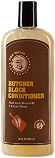 John Taylor Butcher Block Conditioner Food Grade Mineral Oil and Natural Waxes