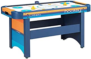 Lanos Air Hockey Table for Kids and Adults | 5 Foot Air Hockey Game Table with Electronic Scoreboard, Powerful Dual-Air Blowers, 4 Pushers, and 2 Hockey Pucks | Ice Hockey Game Room Table