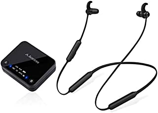 Avantree HT4186 Wireless Headphones Earbuds for TV Watching, Neckband Earphones Hearing Set w/Bluetooth Transmitter for Optical Digital Audio, RCA, 3.5mm Aux Ported TVs, Plug n Play, No Audio Delay