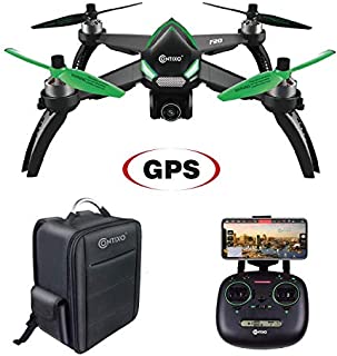 Contixo F20 RC Remote App Controlled Quadcopter Drone | 1080p HD WiFi Camera, Follow Me, Auto Hover, Altitude Hold, GPS, 1-Key Takeoff/Landing Auto Return Includes Storage Bkpk (Renewed)