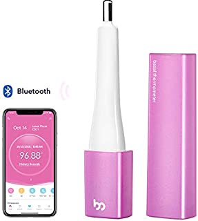 Basal Thermometer for Ovulation, Smart Quiet BBT Thermometer with Bluetooth for Nature Family Planning, Fertility Monitor and Period Tracker with Femometer APP (iOS & Android) from Femometer Vinca