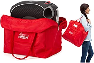 Booster Seat Travel Bag for Backless Booster | Stay Healthy Keep It Clean | Gate Check Bag Cover Protects Toddler Booster Car, Dining Seat When Traveling | Airplane Travel Accessories for Parents