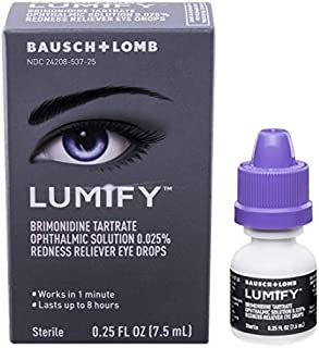 LUMIFY Redness Reliever Eye Drops 0.25 Fl Oz (7.5mL)