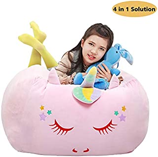 Unicorn Stuffed Animal Toy Storage