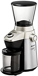 Ariete Conical Burr Electric Coffee Grinder - Professional Heavy Duty Stainless Steel | Ultra Fine Grind with Adjustable Cup Size | 15 Fine - Coarse Grind Size Settings