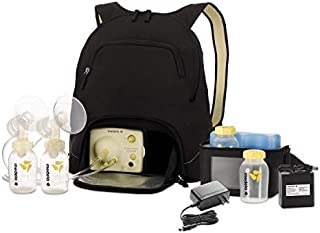 Medela Pump in Style Advanced Breast Pump with Backpack, Double Electric Breastpump, Portable Battery Pack, Adjustable Speed and Vacuum, Power Supply Adapter 110v - 220v