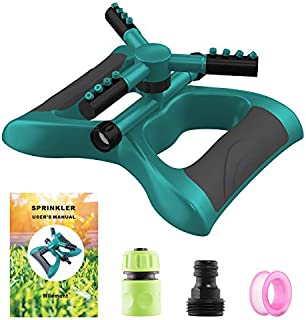 Milemont Garden Sprinkler Lawn Irrigation System 360 Degree Rotating Lawn Sprinkler Automatic Garden Water Sprinklers