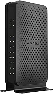NETGEAR C3700-100NAR C3700-NAR DOCSIS 3.0 WiFi Cable Modem Router with N600 8x4 Download speeds for Xfinity from Comcast, Spectrum, Cox, Cablevision (Renewed)