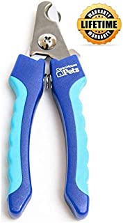 CleanHouse Pets Dog and Cat Nail Clippers, with Pet Safety Guard & Lock, Stainless Steel, Easy to Use - Best Cats and Dogs Nail Trimmers and Pet Clippers for All Animals (Large)