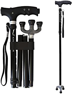 KingGear Travel Adjustable Folding Canes